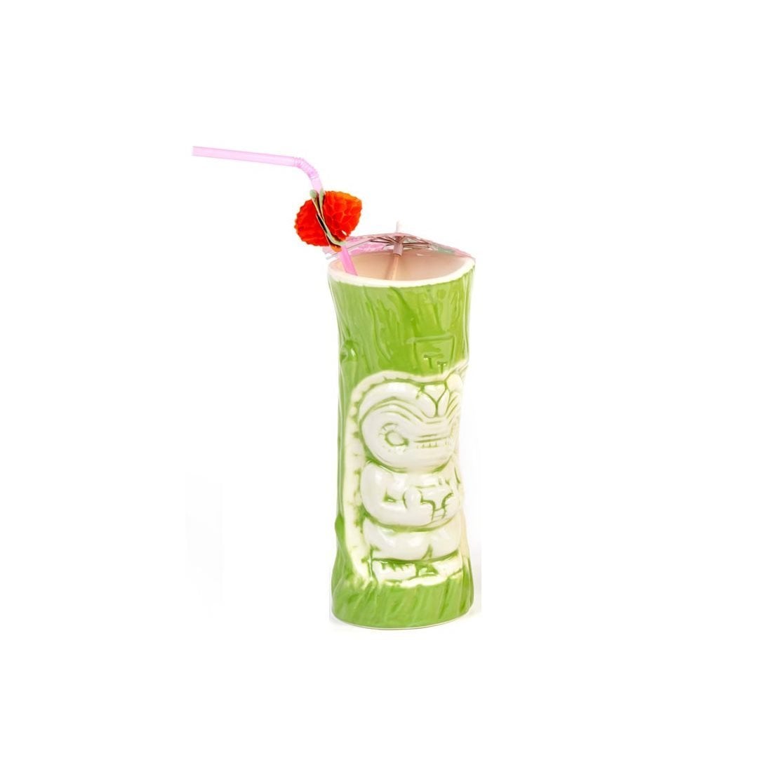 CERAMIC TIKI MUG 8*H:18,5360 CC YEŞİL
