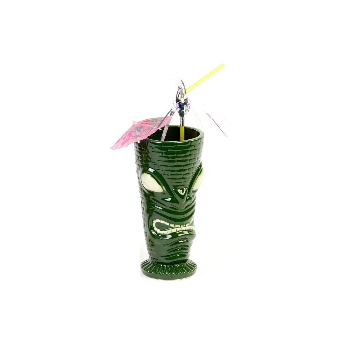 CERAMIC TIKI MUG 8*H:17350 CC YEŞİL