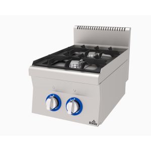 OCAK SET ÜSTÜ 2 BEKLİ 400*600*300 MM. NG-LPG.