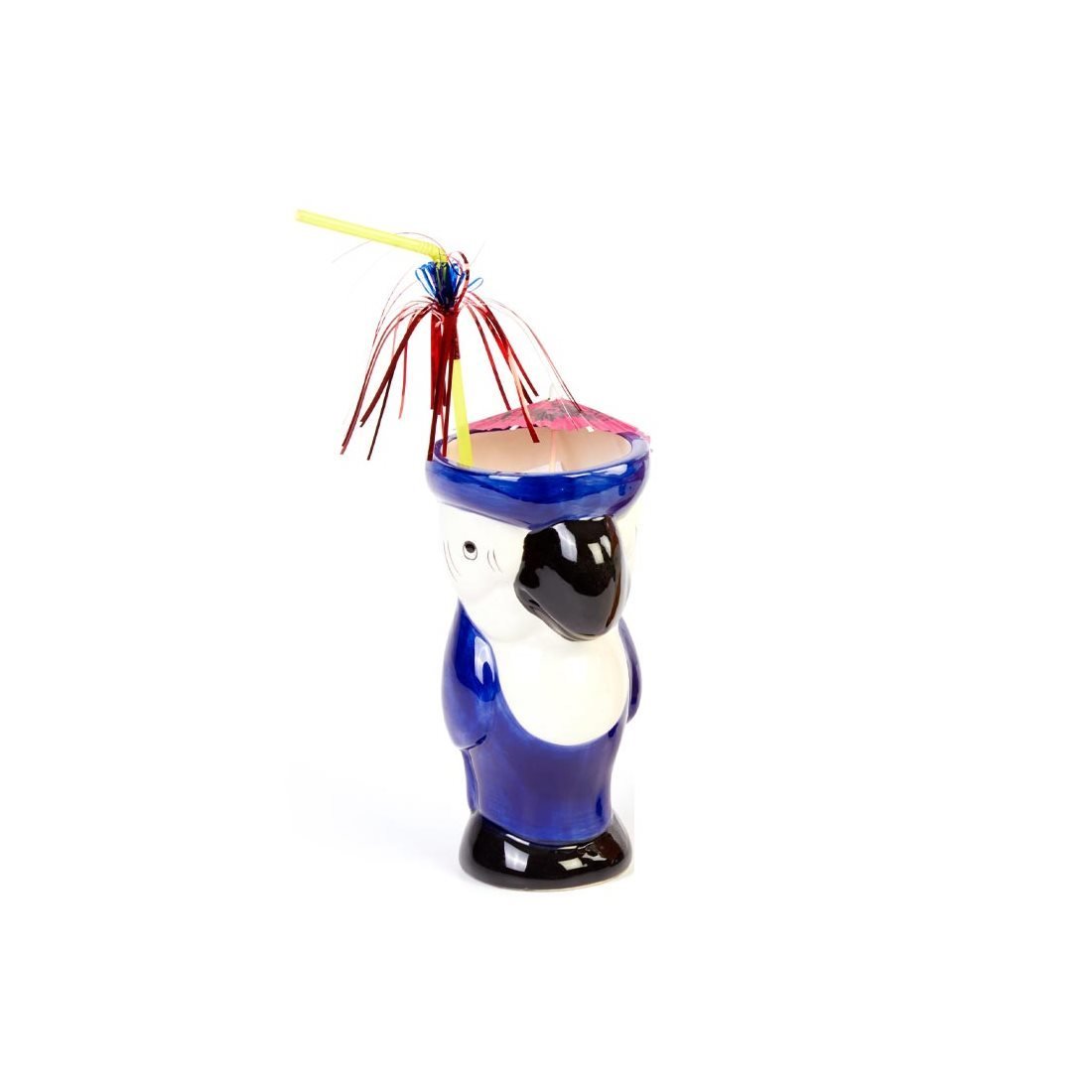 CERAMIC TIKI MUG 8*H:17400 CC LACİVERT
