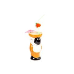 CERAMIC TIKI MUG 8*H:17400 CC TURUNCU