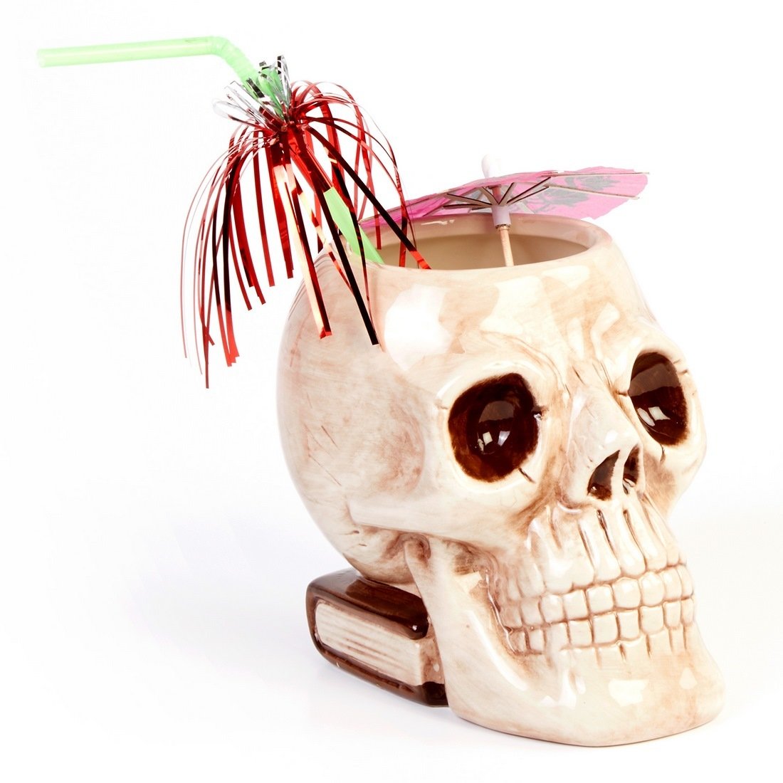 CERAMIC TIKI MUG 14*9*H:12550 CC BEYAZ