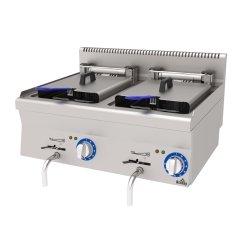 FRİTÖZ ELEKTRİKLİ ÇİFT SEPETLİ 80*60*30