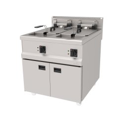 FRİTÖZ DOLAPLI ÇİFT SEPET 800*900*850 MM. ELK.