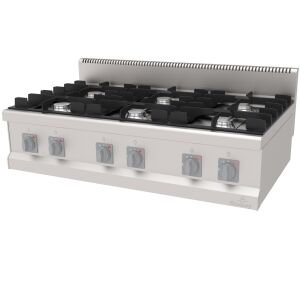GAZLI OCAK 6 BACKLİ DOĞALGAZLI 120*70*30 LPG