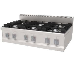 GAZLI OCAK 6 BACKLİ DOĞALGAZLI 120*70*30 NG