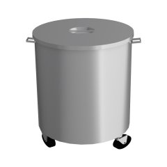 TEKERLEKLİ 50LT ÇÖP KOVASI 40*40