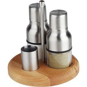 TUZLUK TAKIMI STANDLI 3'LÜ 14 CM