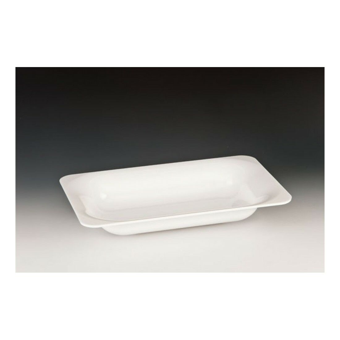 POLYCARBONAT DİKDÖRTGEN MODEL TEŞHİR TABAK (ŞEF-SİY-BEY) 40*26*6,5 CM