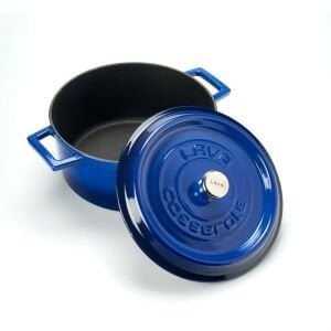 TENCERE YUVARLAK 24 CM MAVİ