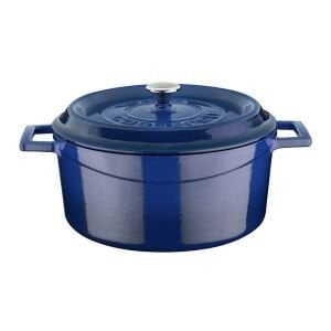 TENCERE YUVARLAK 24 CM MAVİ