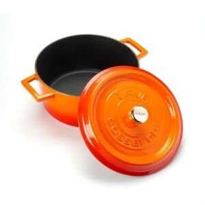 TENCERE YUVARLAK 24 CM TURUNCU
