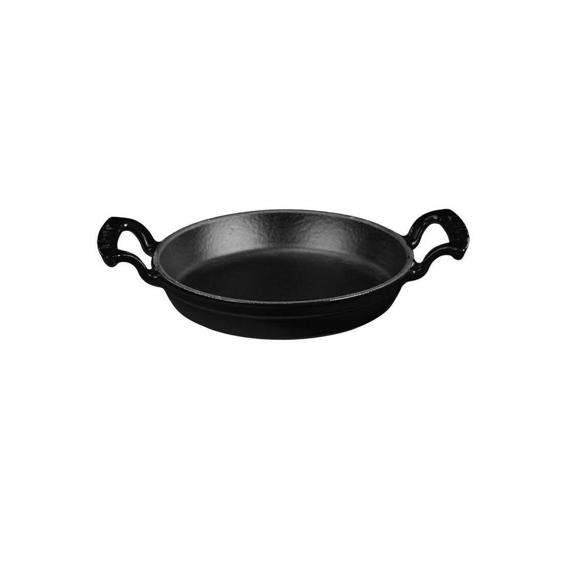 SAHAN YUVARLAK KULPLU TAVA 16 CM SİYAH