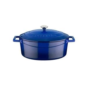 TENCERE OVAL 21*25 CM  MAVİ