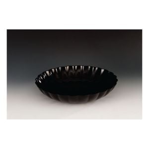 POLYCARBONAT YUVARLAK MODEL TEŞHİR KASE(şef-siy-bey) SİYAH