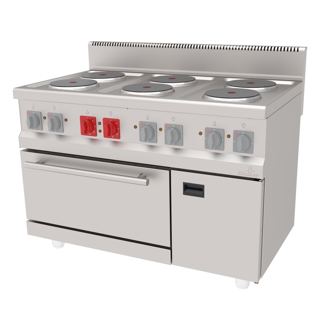 KUZİNE 6 PLATE 1200*700*850 MM. ELK.