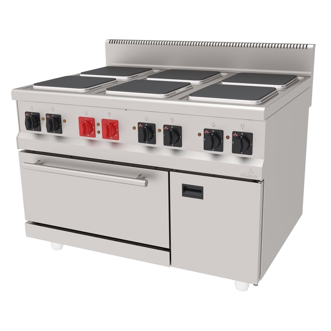 KUZİNE 6 PLATE DOLAPLI 1200*900*850 MM. ELK.