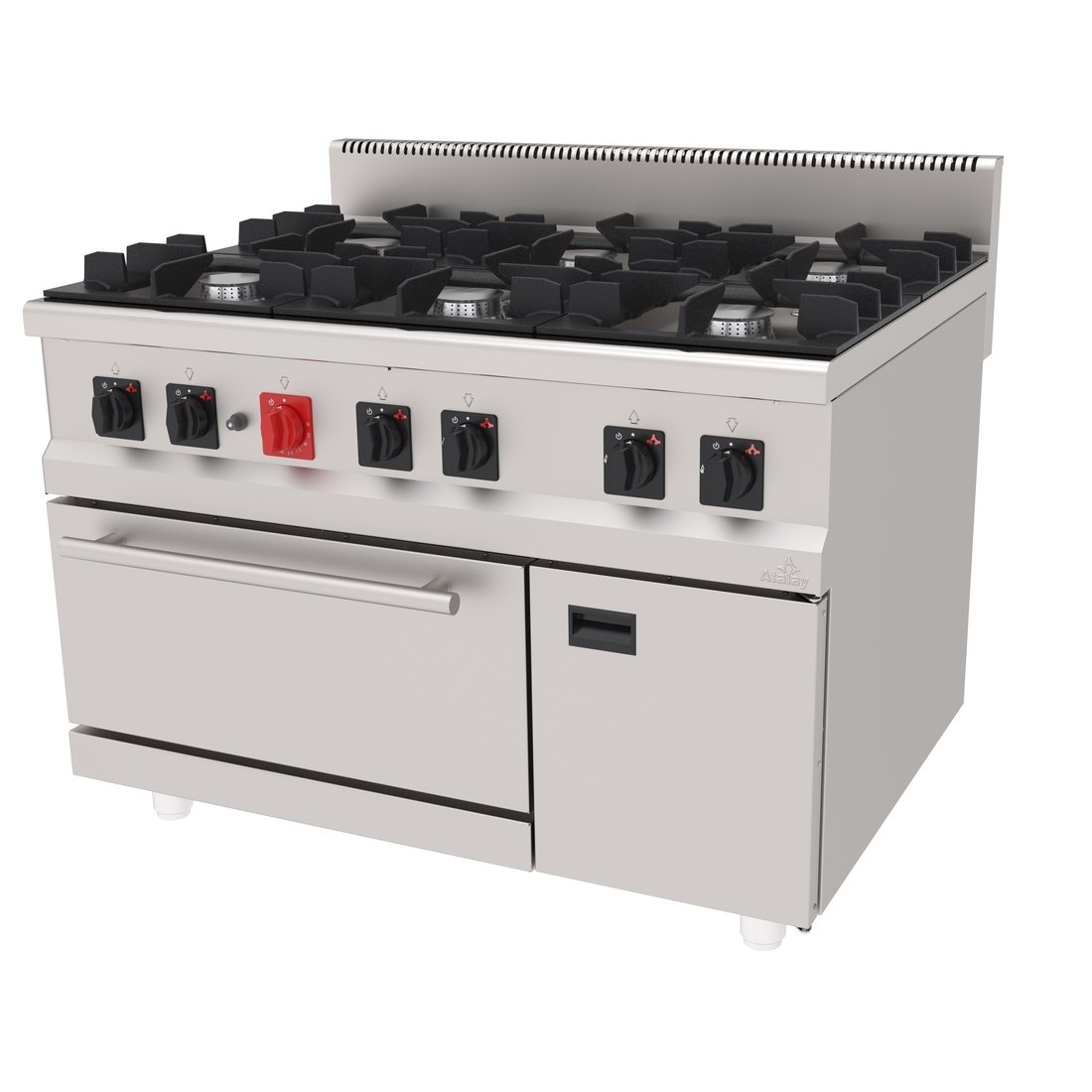 KUZİNE 6 BEKLİ DOLAPLI 1200*700*850 MM. NG-LPG.