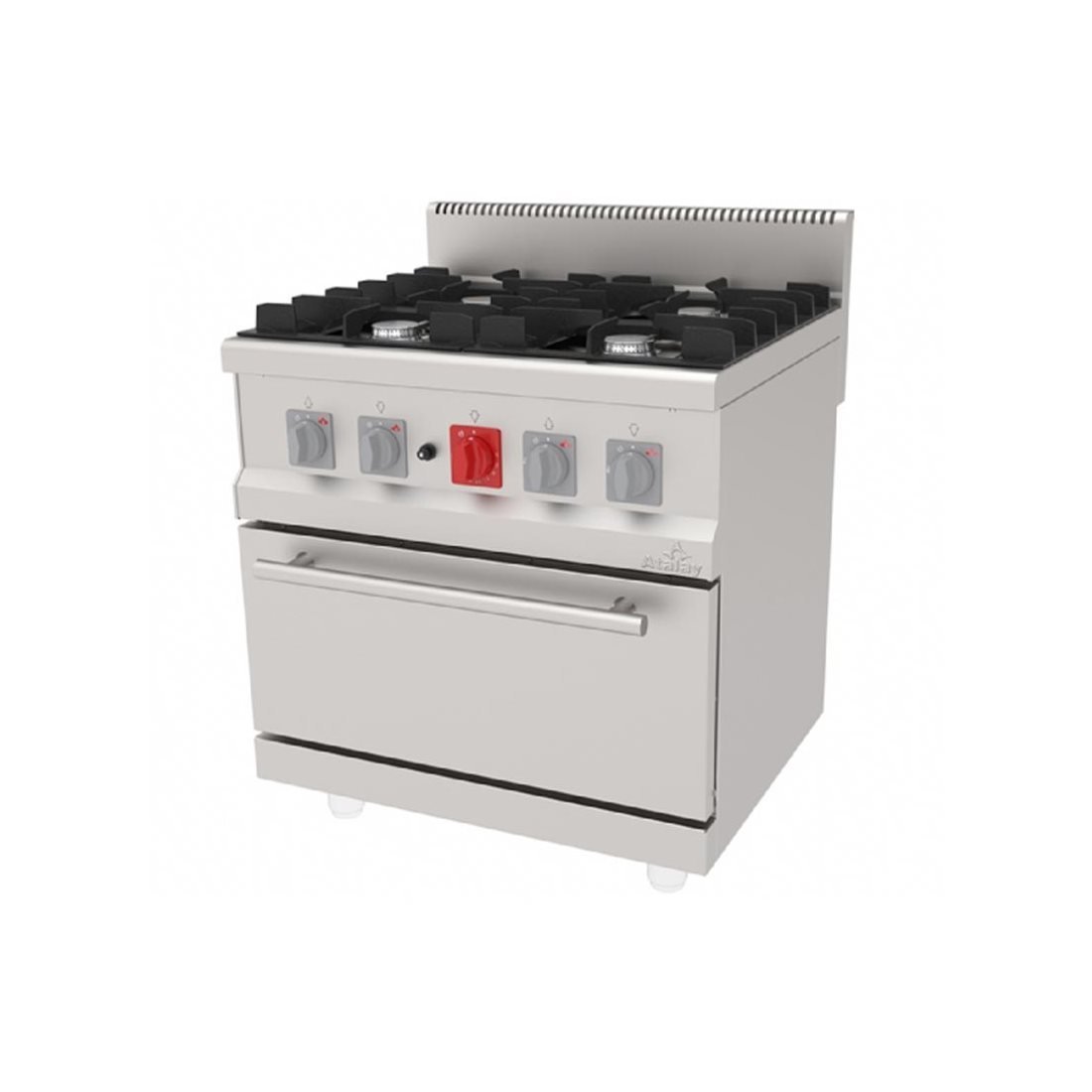 KUZİNE 4 BEKLİ 800*700*850 MM. LPG.