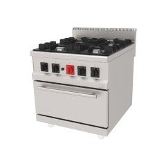 KUZİNE 4 BEKLİ 800*900*850 MM. NG-LPG.
