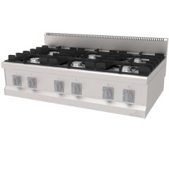 OCAK SET ÜSTÜ 6 BEKLİ 1200*700*300 MM. NG-LPG.