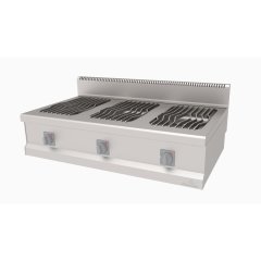 OCAK SET ÜSTÜ YANYANA 3 BEKLİ 1200*700*300 MM. NG-LPG.