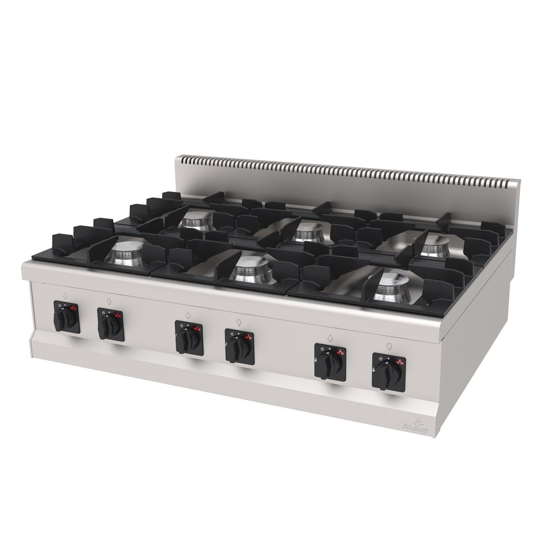 OCAK SET ÜSTÜ 6 BEKLİ 1200*900*300 MM. NG-LPG.