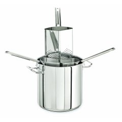 MAKARNA PİŞİRME SÜZGEÇİ SET (4 SÜZGEÇLİ VE KAPAKLI) 40*25 CM 32 LT