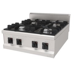 OCAK SET ÜSTÜ 4 BEKLİ 800*900*300 MM. NG-LPG.