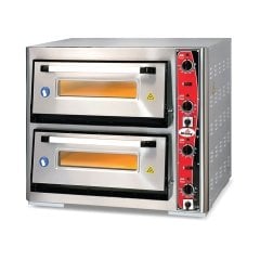 PİZZA FIRINI 620*620*150 MM. İÇ HAZNE ÇİFT KATLI ELK.