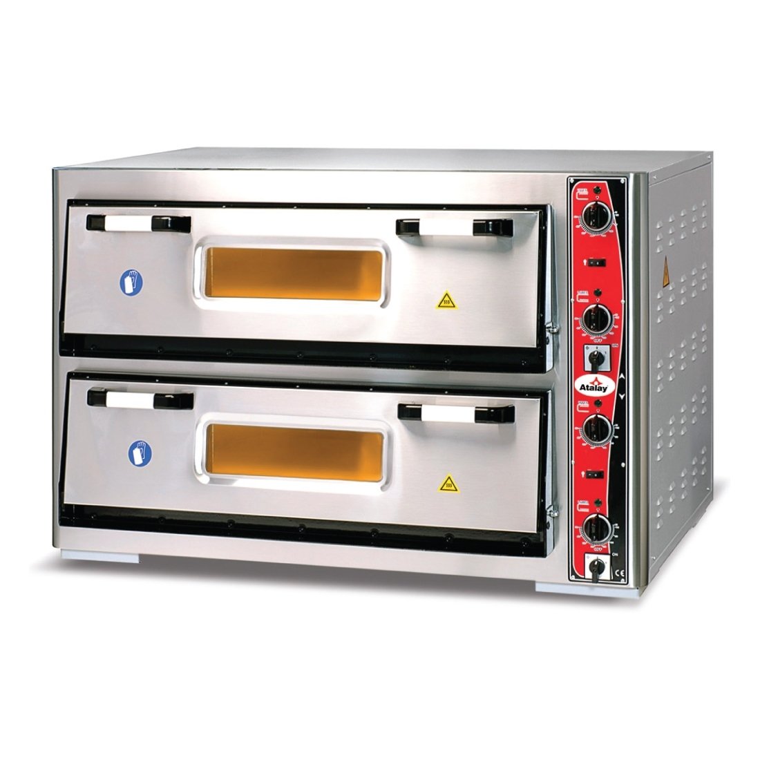 PİZZA FIRINI 920*620*150 MM. İÇ HAZNE ÇİFT KATLI ELK.