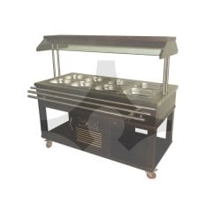 BENMARİ ORTA TİP HAREKETLİ AHŞAP 4*GN 1/1 ELK.