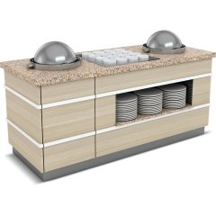 GALATA ÇORBA SERVİS ÜNİTESİ 2 ÇORBALIK 2000*900*900