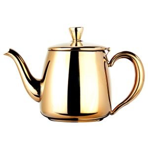 ÇELİK KAHVE VE ÇAY POTU 550 MM ALTIN