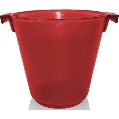 ŞİŞE KOVASI 28*23*23CM ŞEFFAF-KIRMIZI-MAVİ-YEŞİL
