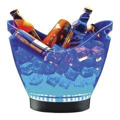 LED IŞIKLI AKRİLİK ŞİŞE KOVASI 27*20*H:23 CM