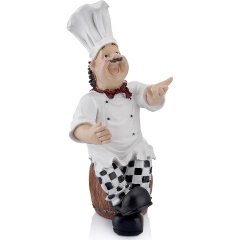 DEKORATİF AŞÇI FİGÜR 66 CM
