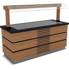 KAPADOKYA PASLANMAZ SOĞUK SERVİS ÜNİTESİ NEFESLİKLİ 1400*900*900/1550