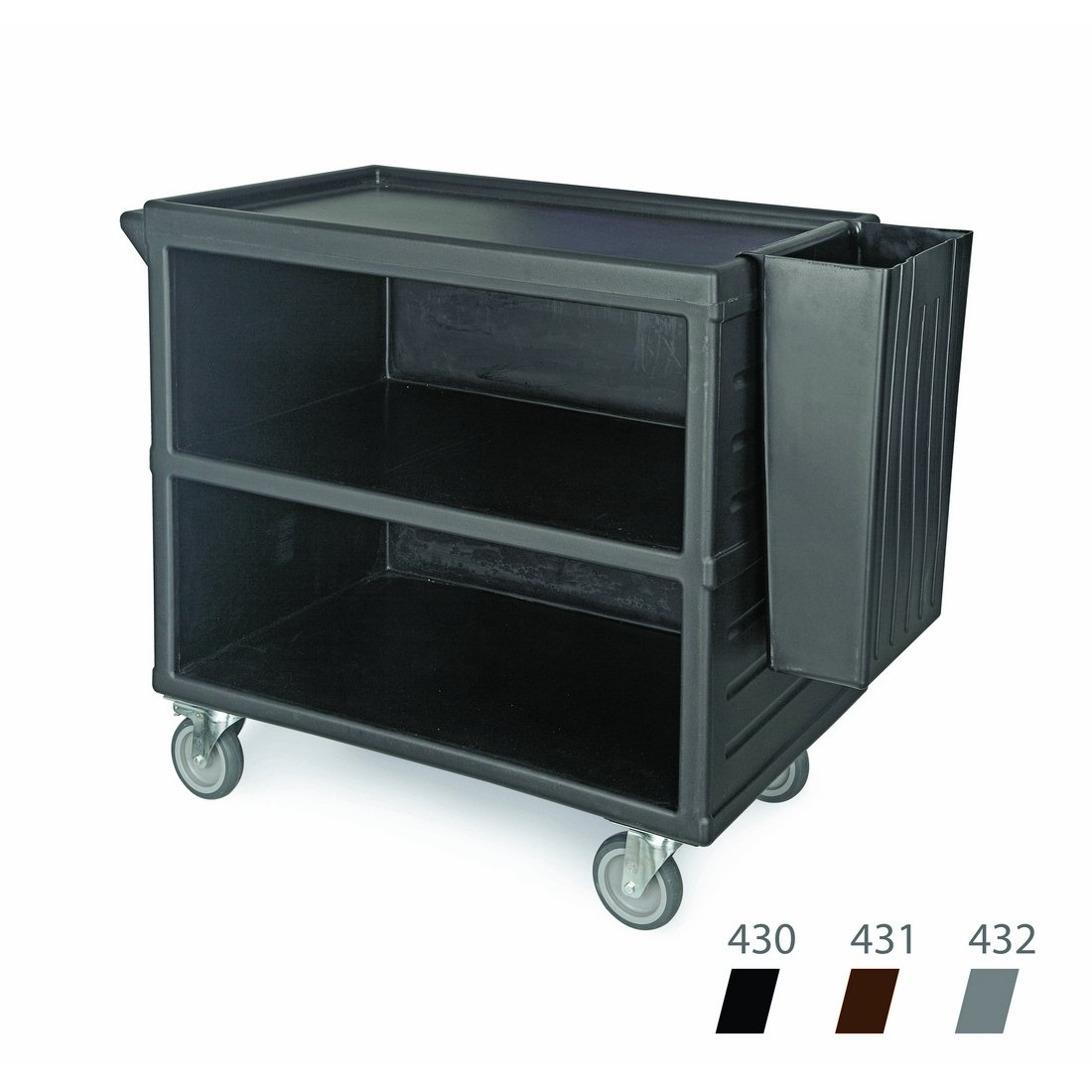 3 KATLI SERVİS ARABASI SİYAH ( MONOBLOCK ) 98*58,5*88 CM