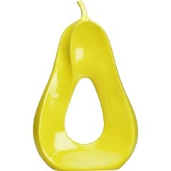 DEKORATİF DELİKLİ ARMUT 25*9*H:40 CM SARI-YEŞİL