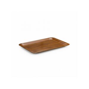 KRAFT TEPSİ 37CM * 53CM KAYMAZ MAT CEVİZ