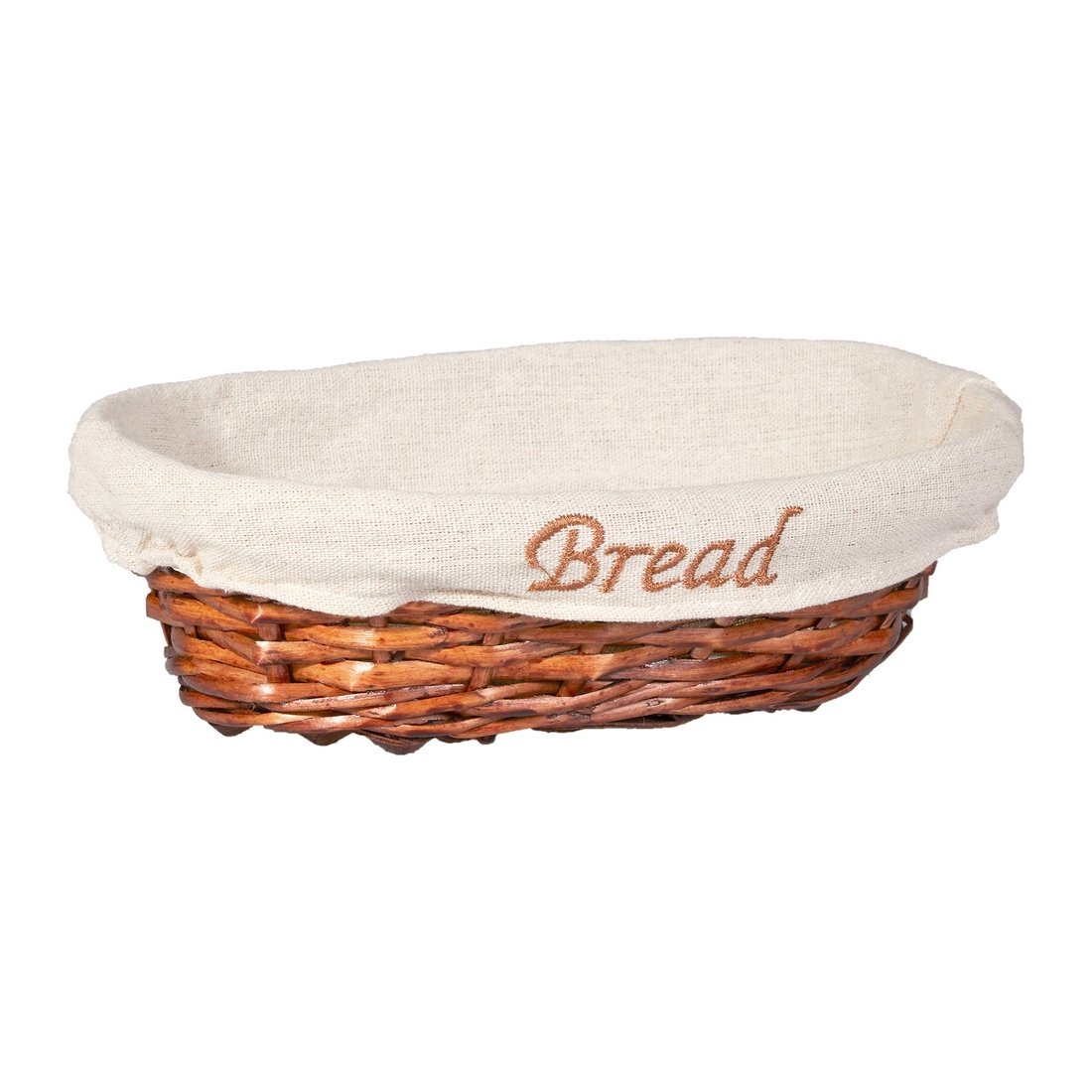 HASIR BEZLİ EKMEK SEPETİ OVAL 24*17*7 CM