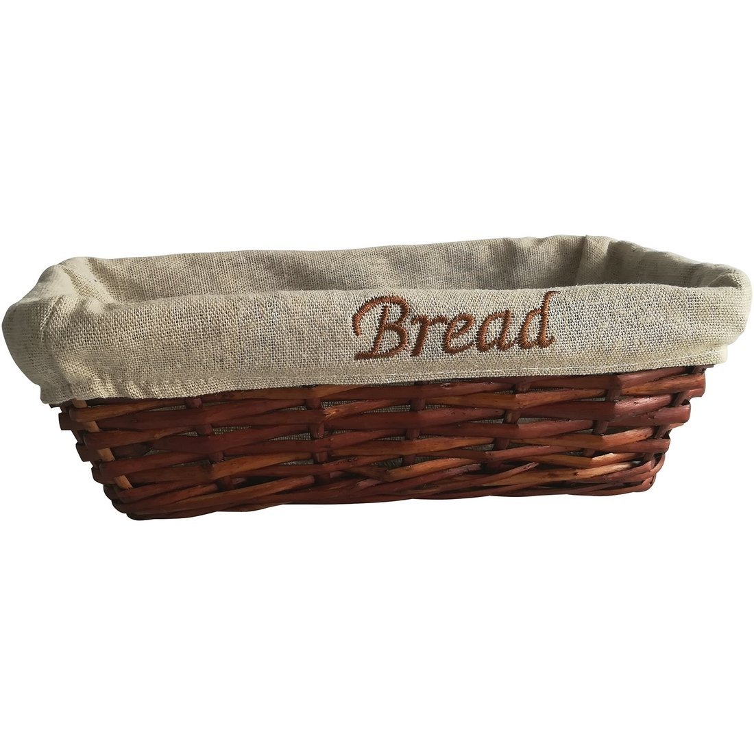 HASIR BEZLİ EKMEK SEPETİ DİKDÖRTGEN 25*12*8 CM