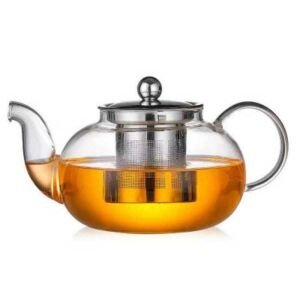 CAM DEMLİK 400 ML - ÇELİK SÜZGEÇ (CD-400M)