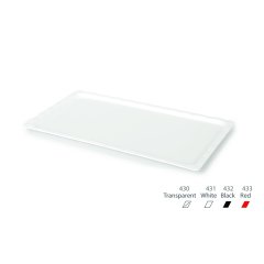 KIRILMAZ TEPSİ ŞEFFAF 10*30 CM