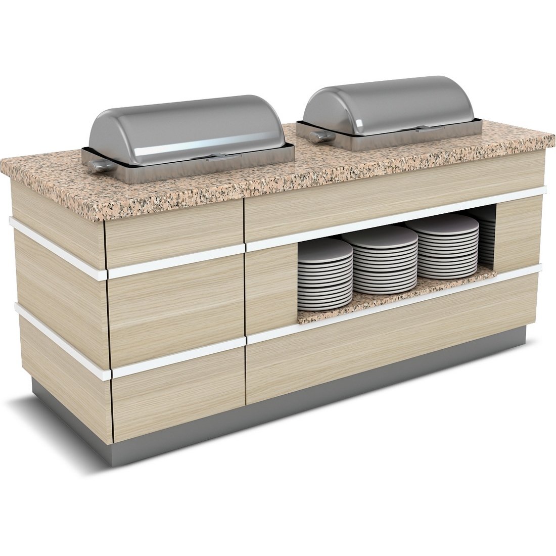 GALATA SICAK SERVİS ÜNİTESİ REŞOLU 2X1/1 CHAFİNG DİSH1800*900*900/1550