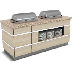GALATA SICAK SERVİS ÜNİTESİ REŞOLU 2X1/1 CHAFİNG DİSH1800*900*900/1550