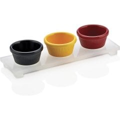 AÇIK BÜFE 7 CM STANDLI SOSLUK TAKIMI 25*8 CM (SY-BY-SF)