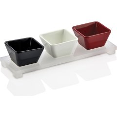 AÇIK BÜFE KARE STANDI SOSLUK TAKIMI 25*8 CM (SY-BY-SF)(206503)