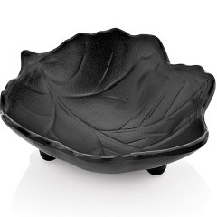AÇIK BÜFE SUNUM YAPRAK MİNİMAL 10*8*3 CM SİYAH-BEYAZ-KIRMIZI